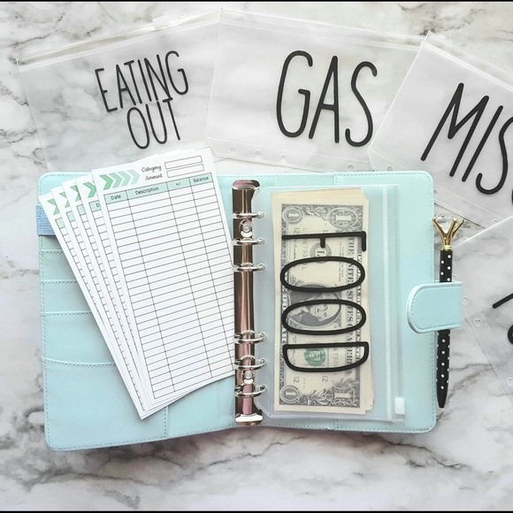 Custom clear sequin budget binder - Picture 3 of 4